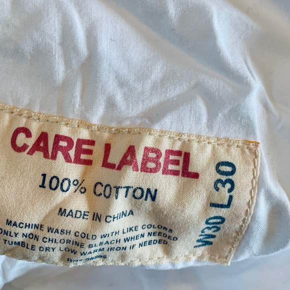 Express Men's White Rocco Slim Fit Moto Jeans - Picture 8 of 8